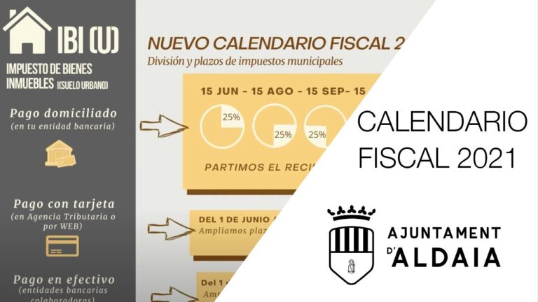 Plazos para el Pago de Impuestos Locales en Aldaia